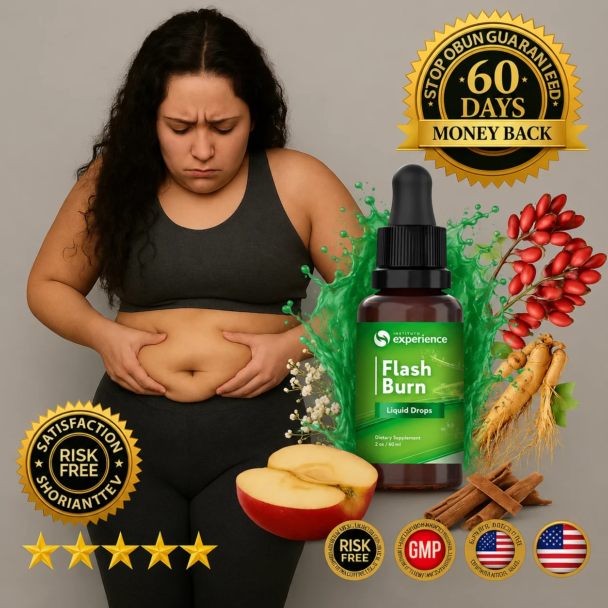 FlashBurn Natural Weight Management Supplement